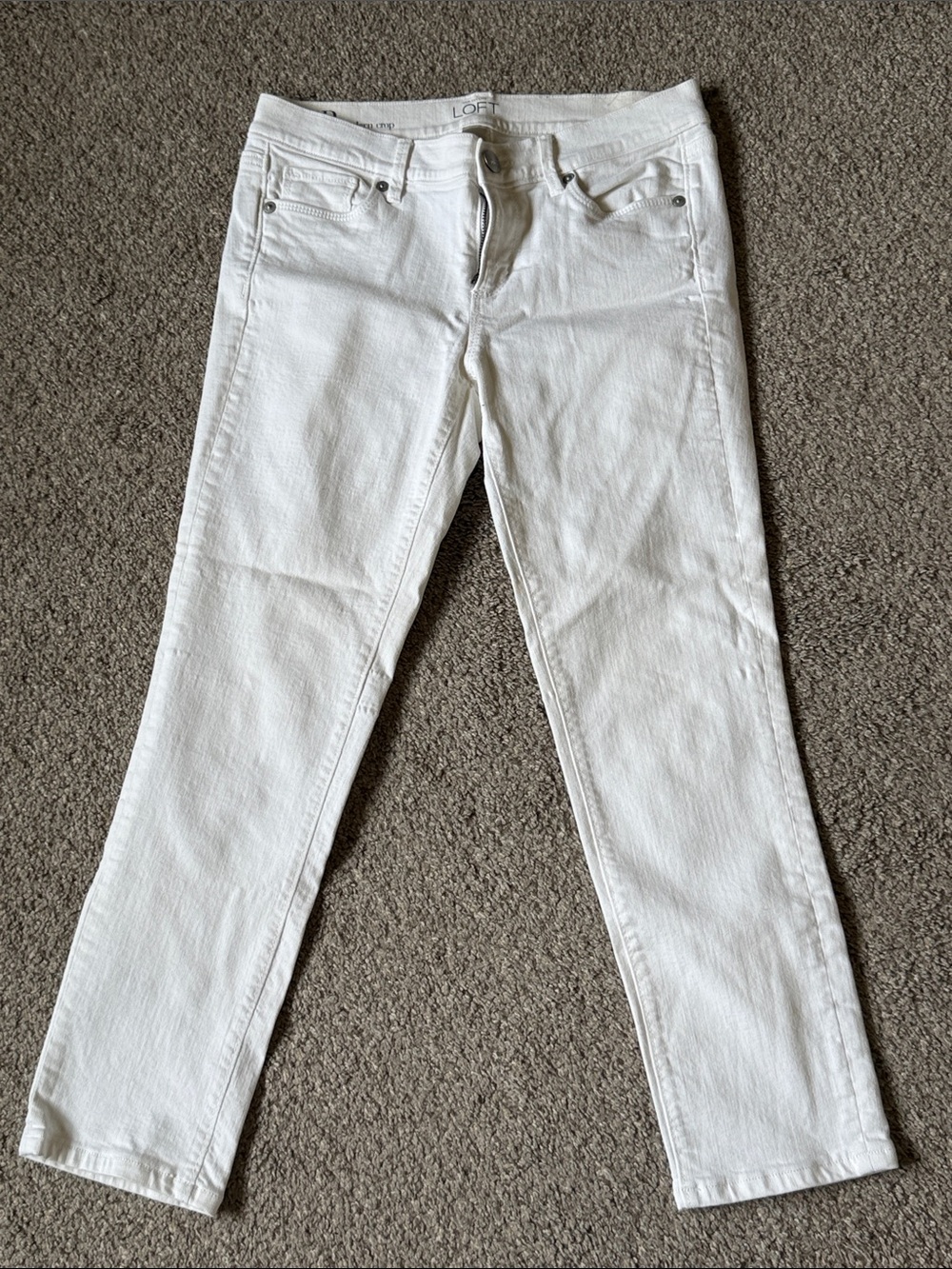 LOFT White Skinny modern crop Jeans - Slim Women's Denim